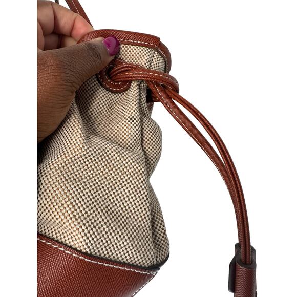 Radley London Tan Brown Dane Park Canvas Medium Old Money Tote Shoulder Bag - Picture 7 of 10